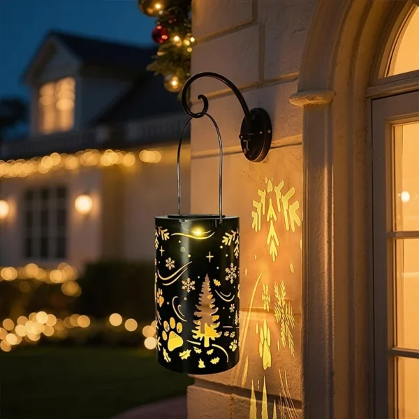 SM25493_ Solar Powered Christmas Lantern Hanging Light, Metal Iron + ABS Plastic_1
