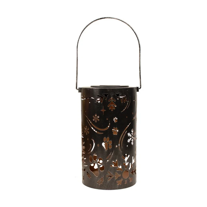 SM25493_ Solar Powered Christmas Lantern Hanging Light, Metal Iron + ABS Plastic_2
