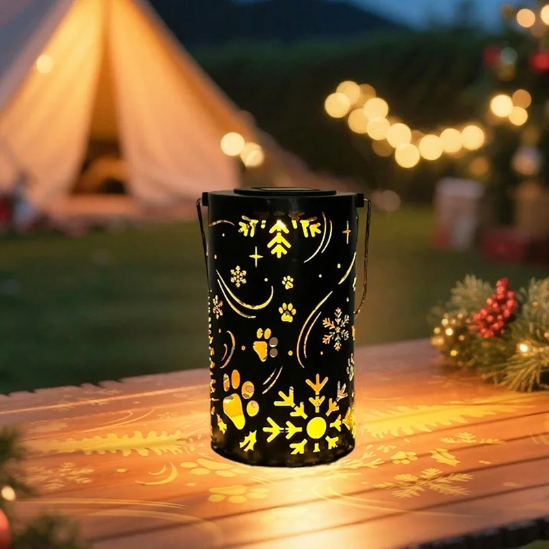 SM25493_ Solar Powered Christmas Lantern Hanging Light, Metal Iron + ABS Plastic_3