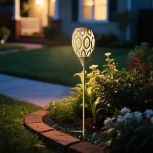 SM25494 Moroccan Garden Pathway Solar Stake Light, Plastic PP