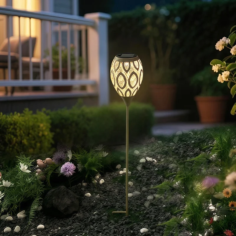 SM25494 Moroccan Garden Pathway Solar Stake Light, Plastic PP_3