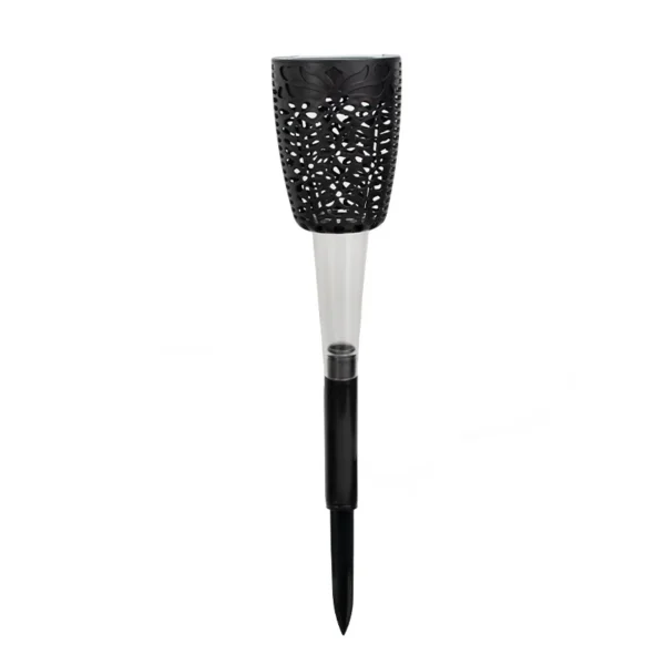 SM25496 Hollow-out ABS Plastic Decorative Solar Pathway Stake Light Lantern_3