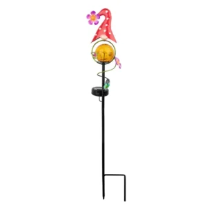 SM25515 Metal-iron + Glass Solar Genie Lawn Stake Light_5