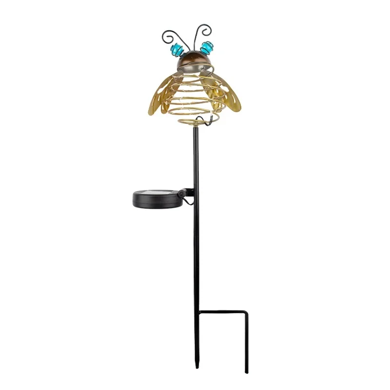 SM25522 metal-iron + Plastic PP Solar Tabletop Lamp with Animal Decorations_4
