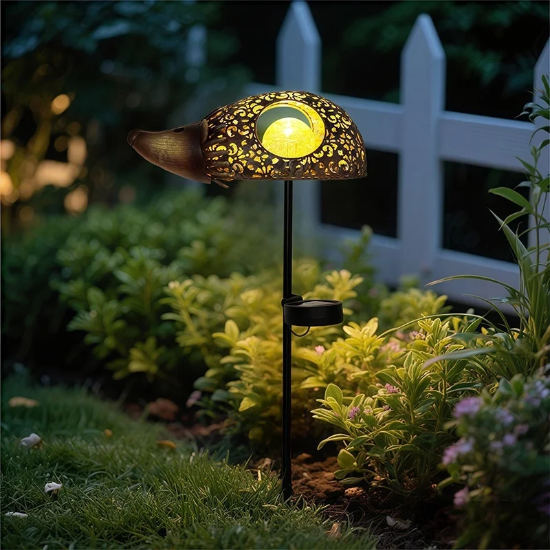 SM25538 Plastic PP Solar Hedgehog Animal Stake Light