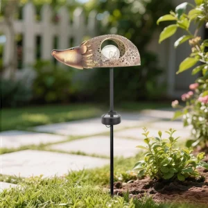 SM25538 Plastic PP Solar Hedgehog Animal Stake Light_2