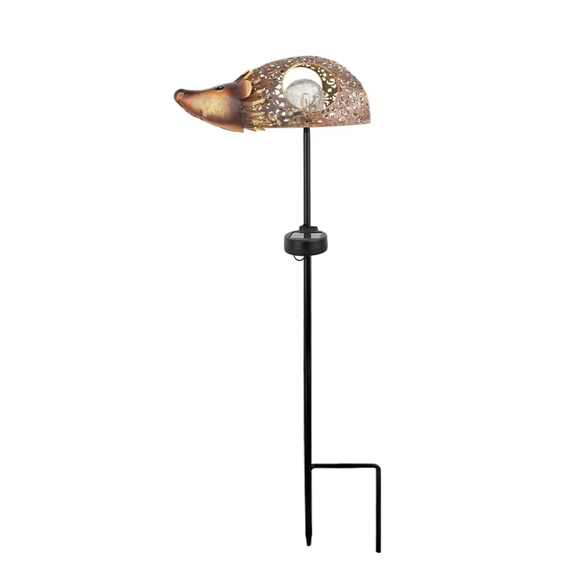 SM25538 Plastic PP Solar Hedgehog Animal Stake Light_3