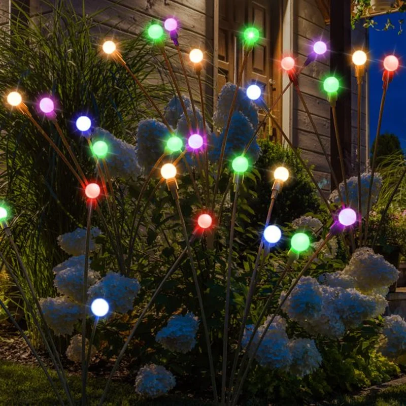 SM25569 ABS+PP Plastic 6 LED Firefly Animal Shape Solar Stake Light_2
