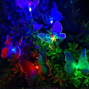 SM25665 Plastic PP Butterfly Solar Tabletop Animal Lamp_3
