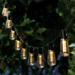 SM25666 PP Plastic Solar Water Drip Ball Bulb Globe String Light