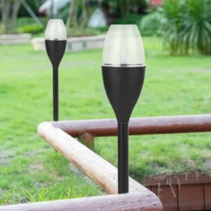 SM25689 Plastic PP Solar Tabletop Wine Glass Lamp