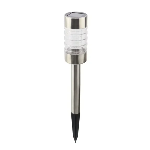 SM25693 Stainless Steel Plastic PP Solar Stake Light with Cylindrical Disk_2