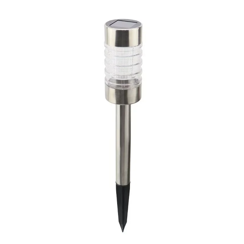 SM25693 Stainless Steel Plastic PP Solar Stake Light with Cylindrical Disk_2