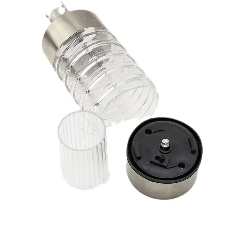 SM25693 Stainless Steel Plastic PP Solar Stake Light with Cylindrical Disk_3