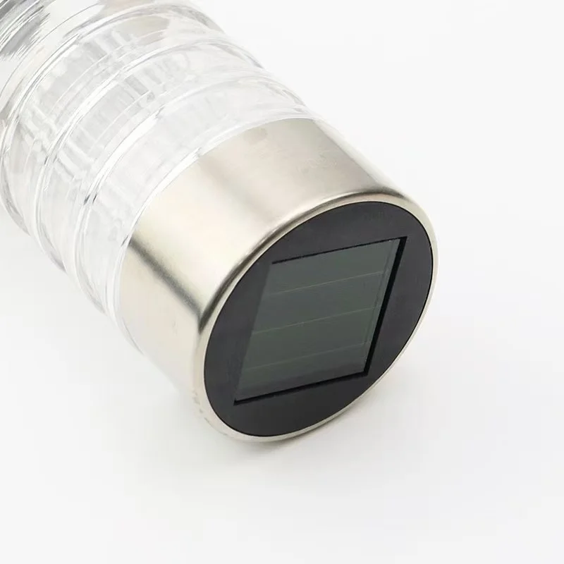 SM25693 Stainless Steel Plastic PP Solar Stake Light with Cylindrical Disk_4