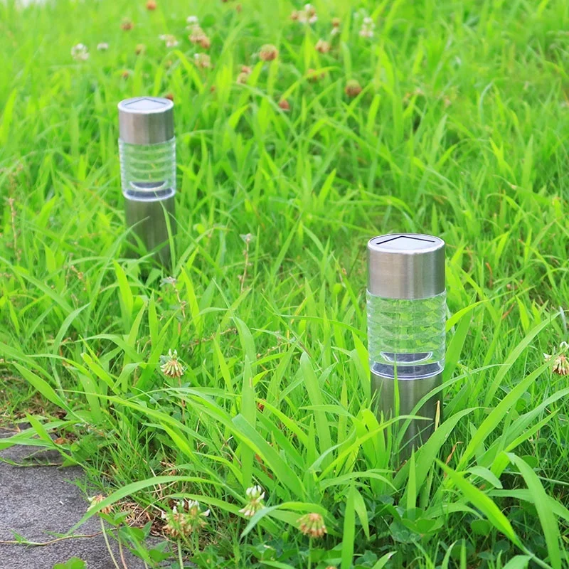 SM25693 Stainless Steel Plastic PP Solar Stake Light with Cylindrical Disk_5