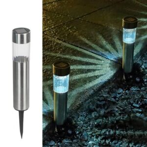sm25694 stainless steel solar pathway lights
