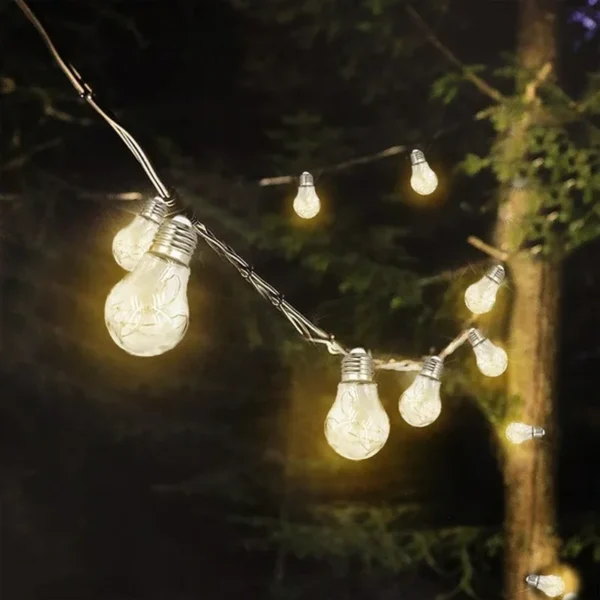 SM25703 ABS Plastic 10 LED Solar String Light Bulbs_2