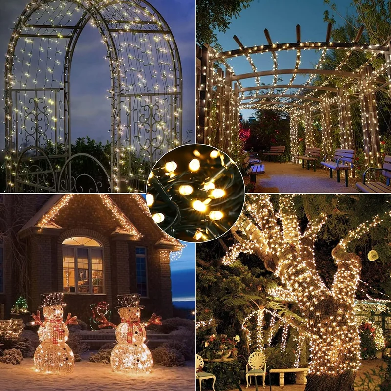 SM25704 ABS Plastic 50 LED Solar Globe String Lights_2