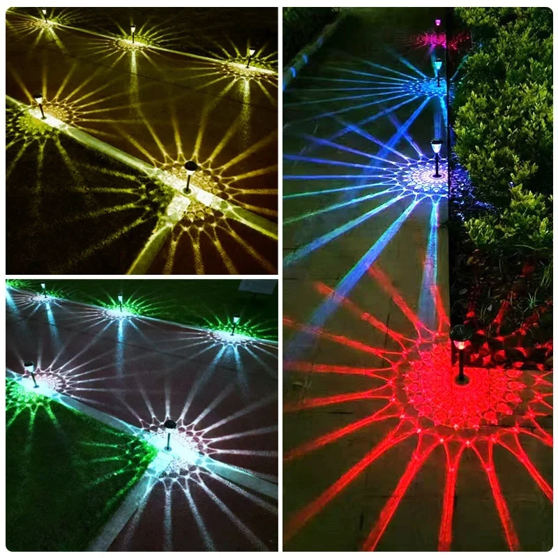 SM25737 ABS Plastic Solar Landscape Stake Lantern Light_3