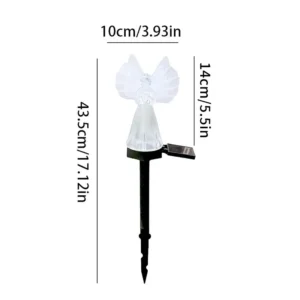 SM25760 Plastic PP Solar Cemetery Angel Stake Light