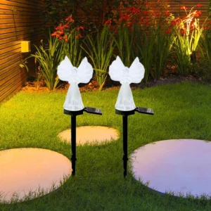 SM25760 Plastic PP Solar Cemetery Angel Stake Light_3