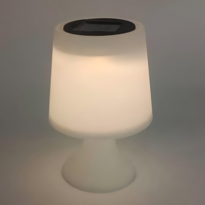 sm25761 white solar table lamp