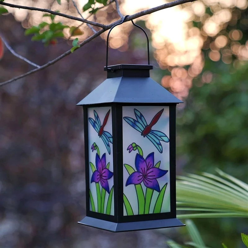 SM25808 Solar Powered Plastic PP Palace Lamp Tabletop Light_4