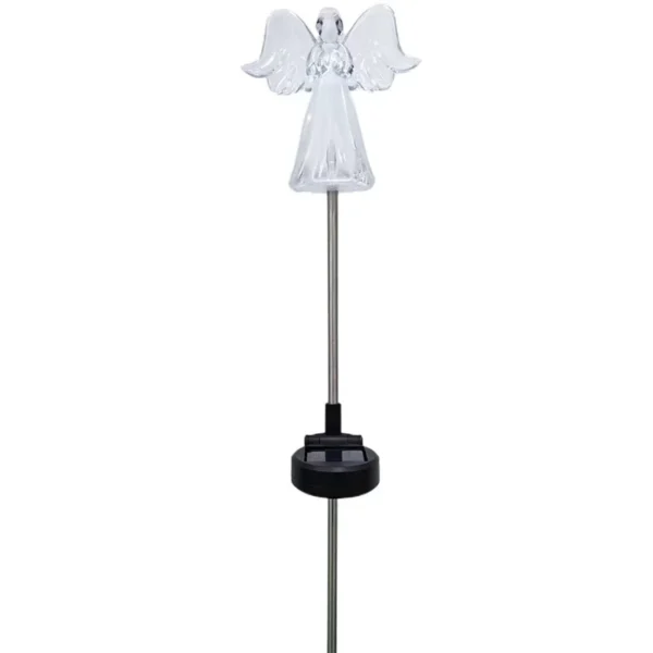 SM25810 PP Plastic Solar Garden Praying Angel Stake Light