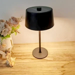 SM25879 Outdoor Solar Powered Metal Iron Floor and Tabletop Lamp_2