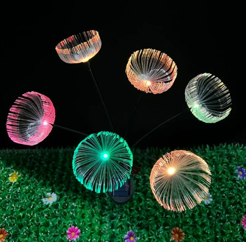 SM25886 ABS Plastic Solar-Powered Jellyfish Stake Light