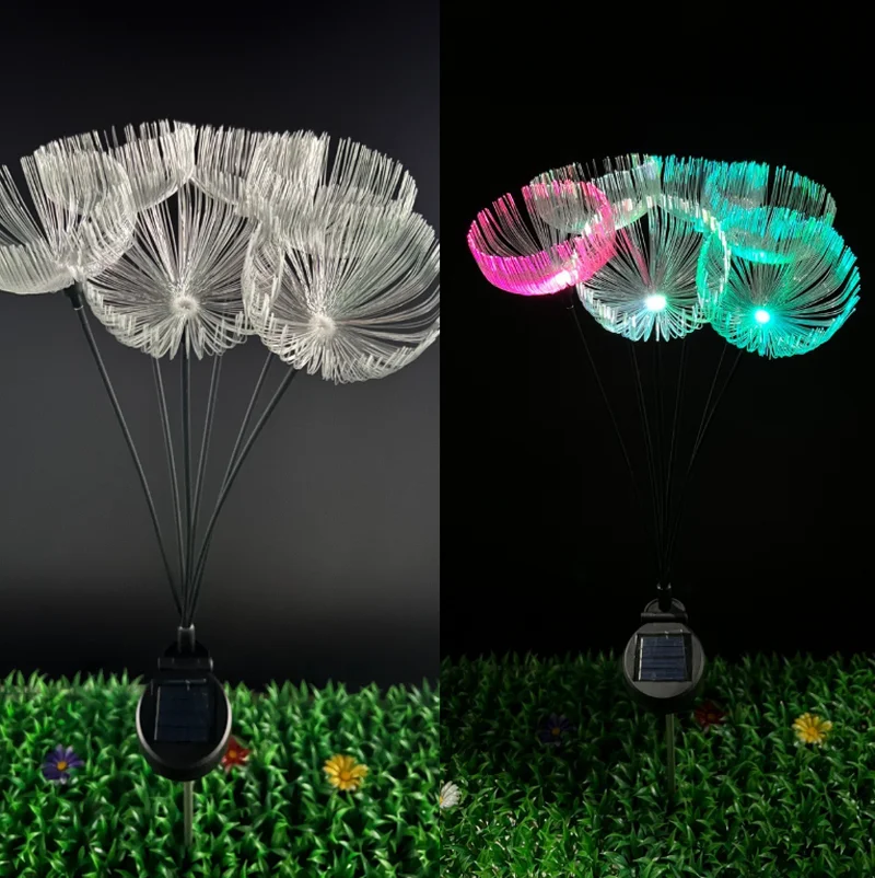 SM25886 ABS Plastic Solar-Powered Jellyfish Stake Light_3