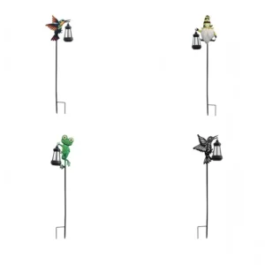 SM25902 Plastic PP Solar Hummingbird Bird Animal Tabletop Lamp Light