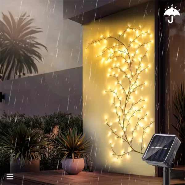 SM25985 96LED Solar Tree Branch String Light, Plastic PP_3
