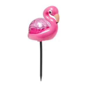 SM25987 Set of 4pcs Plastic PP Flamingo Solar Animal Stake Lights