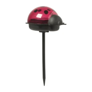 SM25988 Set of 4pcs Plastic PP Ladybug Solar Stake Lights - Animal Ladybird