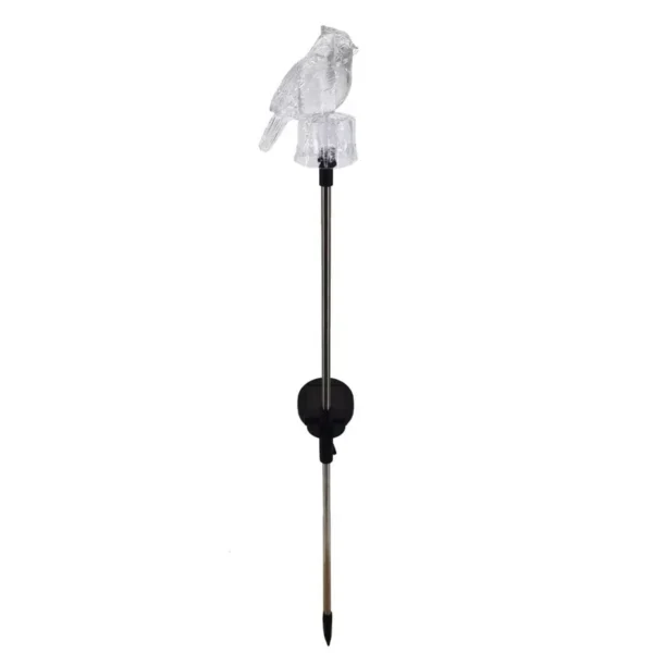 SM25990 Plastic PP Cardinal Bird Animal Solar Stake Light
