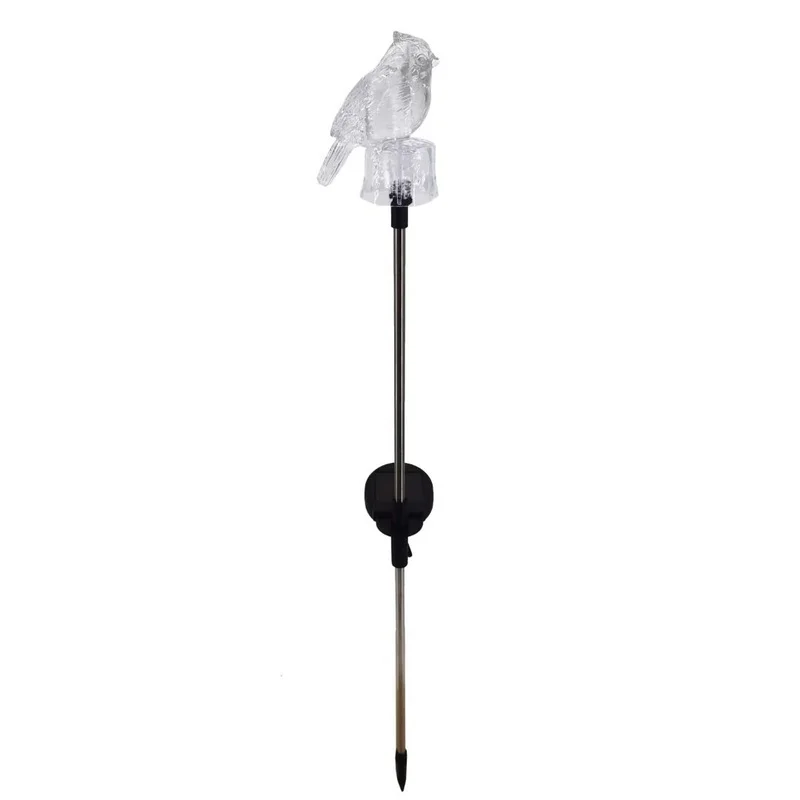 SM25990 Plastic PP Cardinal Bird Animal Solar Stake Light