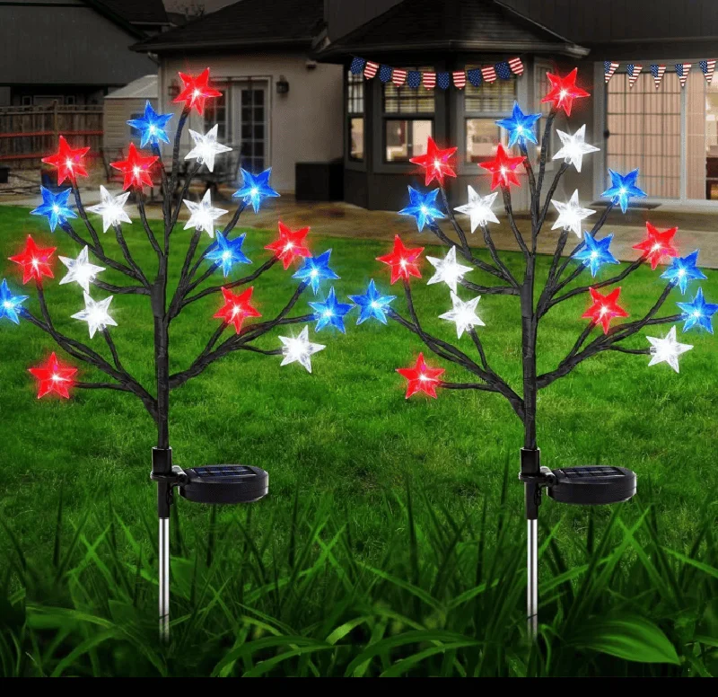 SM25995 ABS Plastic Star Solar Tabletop Lamp_3