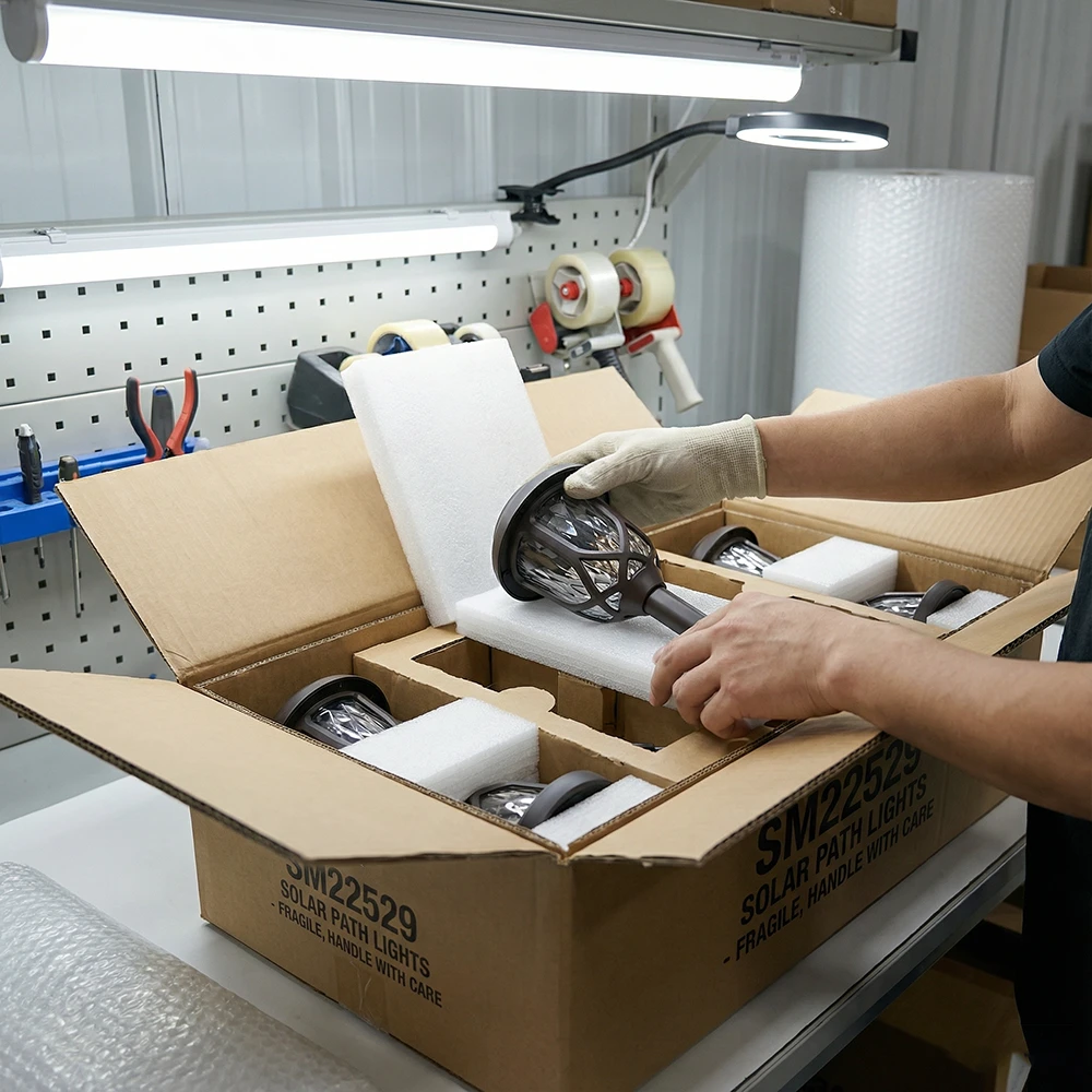 solar light packaging quality