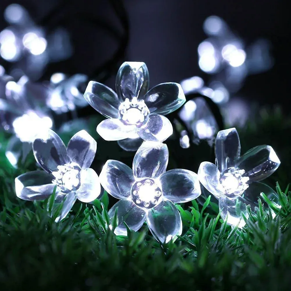Custom Cherry Blossom Solar Lights