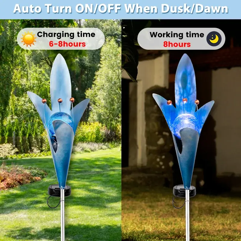 02 custom lily solar lights 1