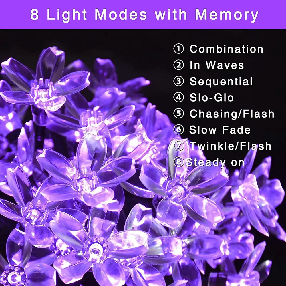 Bulk Cherry Blossom Solar Lights