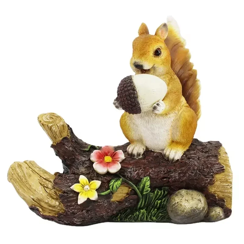 Oem Resin Solar Flower Lights