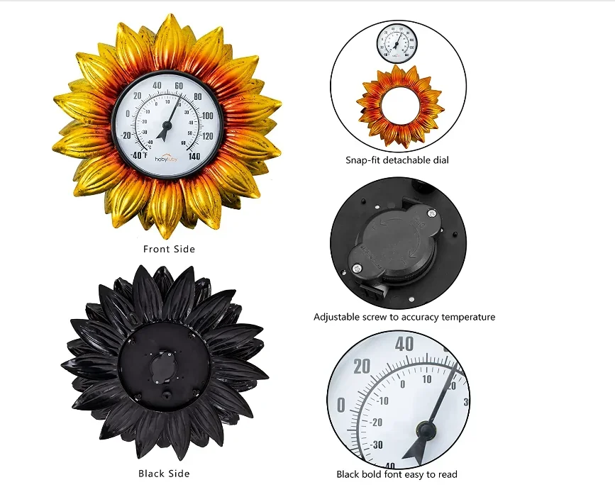 07 factory wall mounted solar flower lights