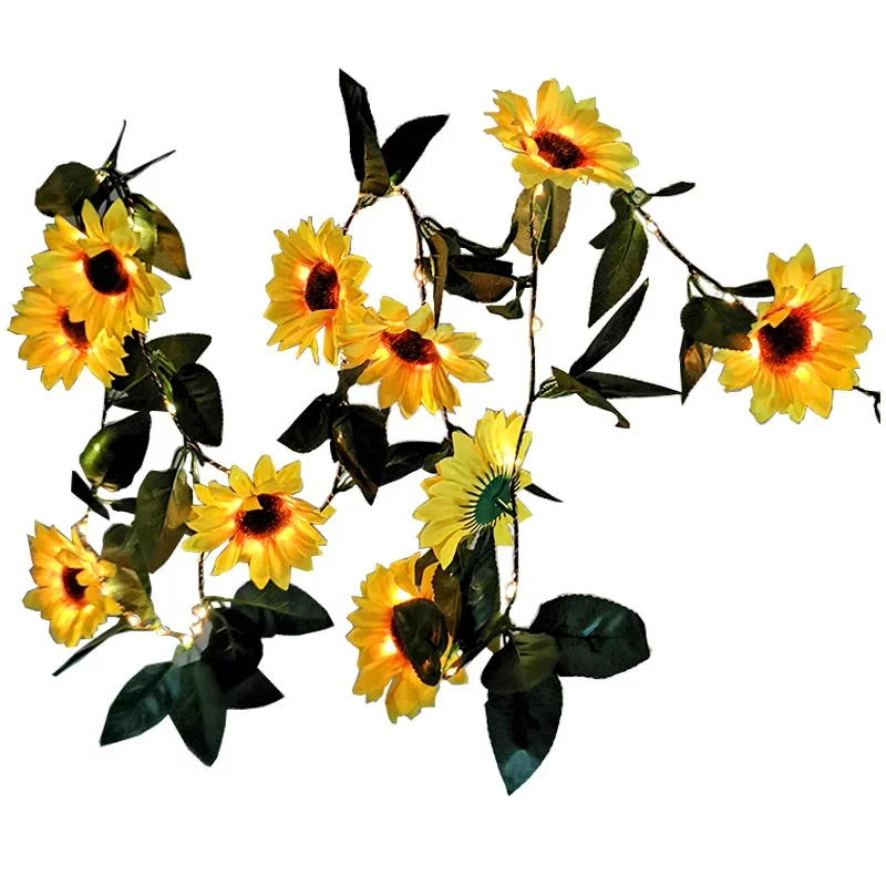 08 manufacturer solar flower string lights