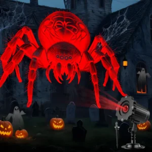 Supplier 3D Spider Halloween Garden Lights Factory