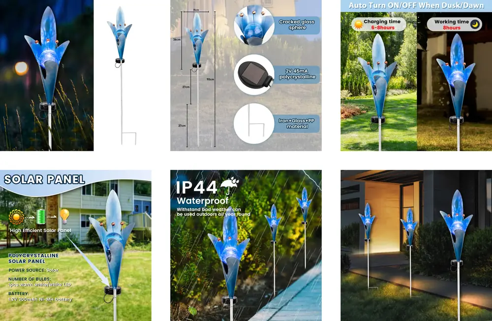 09 supplier lily solar lights 1