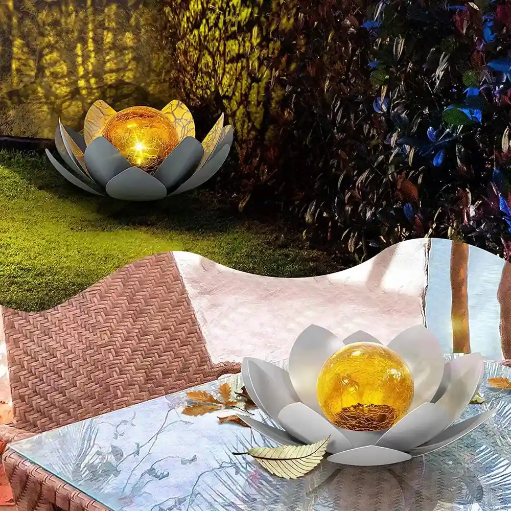 09 supplier lotus solar lights