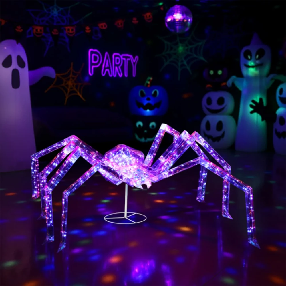 Premium 3D Spider Halloween Garden Lights Factory